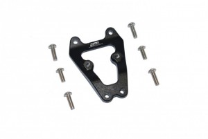 3RACING LU4330FB ALUMINIUM FRONT BUMPER SUPPORT FRAME LOSI RC 1/10 4WD LASERNUT TENACITY ULTRA 4 ROCK TACER LOS03028 - LU4330FB-BK