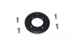 GPM HARDEN STEEL SPUR GEAR 39T / 40T / 41T LOS232025 LOSI 1/10 4WD LASERNUT TENACITY ULTRA 4 ROCK TACER LOS03028 - 39T - LU4039TS-BK