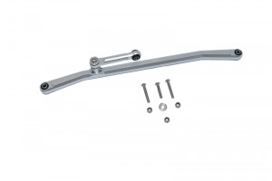 GPM LMT161 ALUMINUM FRONT STEERING TIE RODS LOSI 1/8 LMT 4WD SOLID AXLE MONSTER TRUCK LOS04022 - GUN SILVER - LMT161-GS