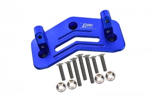 GPM LMT024 ALUMINUM SERVO MOUNT LOSI 1/8 LMT 4WD SOLID AXLE MONSTER TRUCK LOS04022 - BLUE - LMT024-B