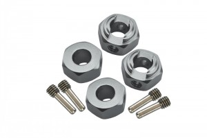 GPM RBX010/6MM ALUMINUM HEX ADAPTERS 6MM THICK AXIAL 1/10 4WD RBX10 RYFT BRUSHLESS ROCK BOUNCER-AXI03005 - SILVER - RBX010/6MM-S