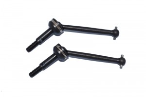 GPM TA8044F/RS-BK FRONT / REAR HARDEN STEEL CVD FOR 1/10 TAMIYA RC TA08 PRO CAR - TA8044F/RS-BK