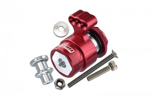 GPM MAKX015TSH ALUMINUM 7075 15T SERVO HORN W. BUILT-IN SPRING 3 POSITIONING HOLES 1/5 ARRMA 4WD KRATON / OUTCAST 8S BLX MONSTER - RED - MAKX015TSH-R