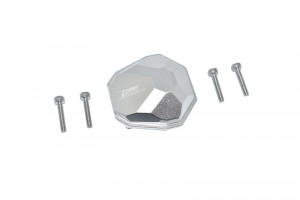 GPM RBX012A ALUMINUM FRONT / REAR GEARBOX COVER AXIAL 1/10 4WD RBX10 RYFT BRUSHLESS ROCK BOUNCER AXI03005 - SILVER - RBX012A-S