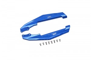 GPM LM014 ALUMINUM CHASSIS NERF BARS  LOSI  1/18 2WD MINI-T 2.0 STADIUM TRUCK LOS01015 - BLUE - LM014-B