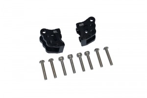 GPM RBX009 ALUMINUM REAR AXLE MOUNT SET FOR SUSPENSION LINKS AXI232047 AXIAL RC 1/10 4WD RBX10 RYFT BRUSHLESS ROCK BOUNCER AXI03005 - BLACK - RBX009-BK