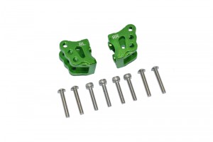 GPM RBX009 ALUMINUM REAR AXLE MOUNT SET FOR SUSPENSION LINKS AXI232047 AXIAL RC 1/10 4WD RBX10 RYFT BRUSHLESS ROCK BOUNCER AXI03005 - GREEN - RBX009-G