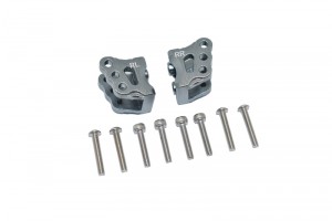 GPM RBX009 ALUMINUM REAR AXLE MOUNT SET FOR SUSPENSION LINKS AXI232047 AXIAL RC 1/10 4WD RBX10 RYFT BRUSHLESS ROCK BOUNCER AXI03005 - GUN SILVER - RBX009-GS