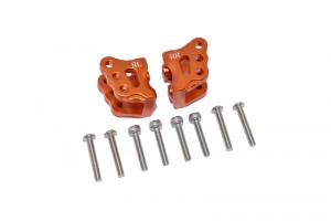 GPM RBX009 ALUMINUM REAR AXLE MOUNT SET FOR SUSPENSION LINKS AXI232047 AXIAL RC 1/10 4WD RBX10 RYFT BRUSHLESS ROCK BOUNCER AXI03005 - ORANGE - RBX009-OR