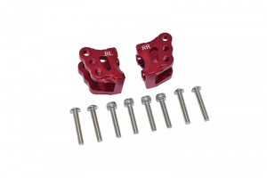 GPM RBX009 ALUMINUM REAR AXLE MOUNT SET FOR SUSPENSION LINKS AXI232047 AXIAL RC 1/10 4WD RBX10 RYFT BRUSHLESS ROCK BOUNCER AXI03005 - RED - RBX009-R