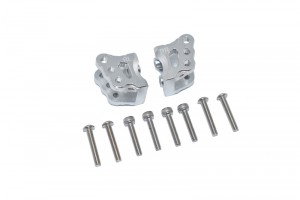 GPM RBX009 ALUMINUM REAR AXLE MOUNT SET FOR SUSPENSION LINKS AXI232047 AXIAL RC 1/10 4WD RBX10 RYFT BRUSHLESS ROCK BOUNCER AXI03005 - SILVER - RBX009-S