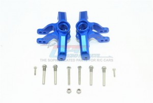 GPM BR021 ALUMINUM FRONT KNUCKLE ARMS LOSI 1/10 ELECTRIC 4WD BAJA REY DESERT TRUCK LOS03008 - BLUE - BR021-B