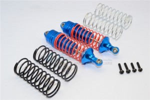 GPM SLA087F ALLOY FRONT ADJUSTABLE SPRING DAMPER TRAXXAS SLASH 4X4 / NOS DEEGAN / BANDIT XL-5 / STAMPEDE 4X4 - BLUE - SLA087F-B-OR