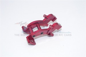 GPM ERV040 ALLOY REAR WING MOUNT TRAXXAS 1/16 RC  MINI E-REVO MONSTER - RED - ERV040-R