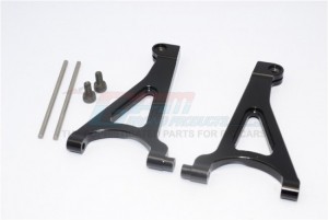 GPM ERV054 ALUMINIUM FRONT UPPER ARM TRAXXAS 1/16 RC  MINI E-REVO MONSTER - BLACK - ERV054-BK