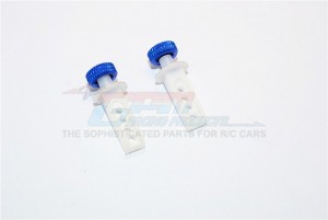 GPM ERV201FA ALLOY FRONT MODIFIED BODY POST MOUNT  WITH DELRIN BODY POSTS TRAXXAS 1/16 RC  MINI E-REVO MONSTER - ERV201FA-B