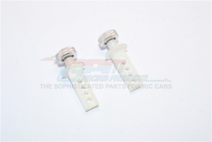 GPM ERV201FA ALLOY FRONT MODIFIED BODY POST MOUNT  WITH DELRIN BODY POSTS TRAXXAS 1/16 RC  MINI E-REVO MONSTER - ERV201FA-S