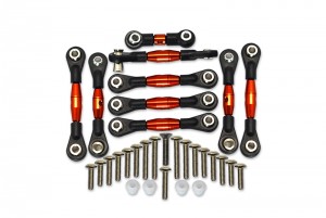 GPM GT160 ALUMINUM TIE RODS TRAXXAS RC 1/10 4WD FORD GT4-TEC 2.0 / 4-TEC 3.0 93054-4 - ORANGE - GT160-OR-BEBK