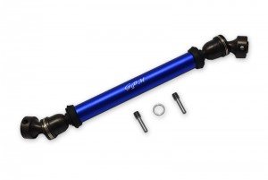 GPM ER037SAR ALUMINUM REAR DRIVE SHAFT TRAXXAS 1/10 E-REVO VXL 86086 MONSTER - BLUE - ER037SAR-B