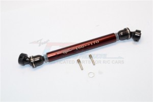 GPM ER037SAR ALUMINUM REAR DRIVE SHAFT TRAXXAS 1/10 E-REVO VXL 86086 MONSTER - BROWN - ER037SAR-BR