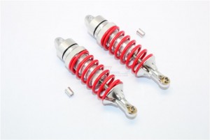GPM TRV085N FRONT / REAR SPRING  DAMPERS 85mm TRAXXAS 1/10 E-REVO VXL 86086 MONSTER - SILVER - TRV085N-S-R