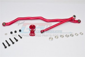 ALUMINIUM STEERING LINK & HI-TORQUE  SERVO SAVER - AXIAL RR10 BOMBER - Red - RR1160TMN-R