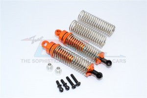 GPM SST357F/R ALUMINIUM FRONT / REAR DAMPER 57mm TRAXXAS 1/18 LATRAX RALLY TRUCK - SST357F/R-OR-S-BEBK