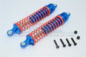 ALUMINIUM FRONT/REAR ADJUSTABLE SPRING DAMPER (105MM) - AXIAL RR10 BOMBER - Blue - RR13105F/RP-B-OR