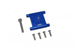 GPM LU4005 ALUMINIUM SPARE TIRE MOUNT LOSI  RC 1/10 4WD LASERNUT TENACITY ULTRA 4 ROCK TACER LOS03028 - BLUE - LU4005-B