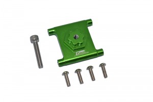 GPM LU4005 ALUMINIUM SPARE TIRE MOUNT LOSI  RC 1/10 4WD LASERNUT TENACITY ULTRA 4 ROCK TACER LOS03028 - GREEN - LU4005-G