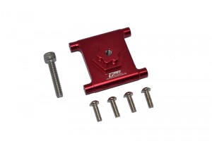 GPM LU4005 ALUMINIUM SPARE TIRE MOUNT LOSI  RC 1/10 4WD LASERNUT TENACITY ULTRA 4 ROCK TACER LOS03028 - RED - LU4005-R