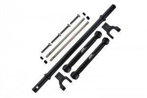 GPM RBX312RS STAINLESS STEEL REAR SWAY BAR & ALUMINUM SWAY BAR ARM & STAINLESS STEEL LINKAGE AXIAL 1/10 4WD RBX10 RYFT BRUSHLESS ROCK BOUNCER AXI03005 - BLACK - RBX312RS-BK