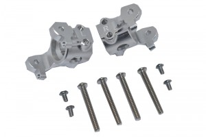 GPM RBX019 ALUMINUM FRONT C-HUBS AXIAL 1/10 4WD RBX10 RYFT BRUSHLESS ROCK BOUNCER AXI03005 - SILVER - RBX019-S