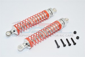 ALUMINIUM FRONT/REAR ADJUSTABLE SPRING DAMPER (105MM) - AXIAL RR10 BOMBER - Silver - RR13105F/RP-S-OR