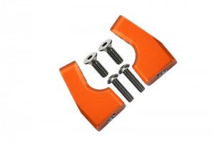 GPM LM024 ALUMINUM SERVO MOUNT TEAM LOSI RC 1/18 2WD MINI-T 2.0 STADIUM TRUCK LOS01015 - ORANGE - LM024-OR