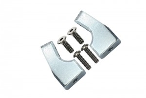 GPM LM024 ALUMINUM SERVO MOUNT TEAM LOSI RC 1/18 2WD MINI-T 2.0 STADIUM TRUCK LOS01015 - SILVER - LM024-S