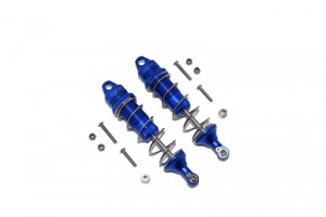 GPM LU4101R ALUMINUM REAR THICKENED SPRING DAMPERS 101mm LOSI 1/10 4WD LASERNUT TENACITY ULTRA 4 ROCK TACER LOS03028 - BLUE - LU4101R-B-S
