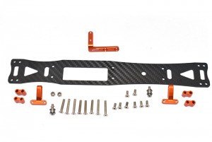 GPM GTA8014 CARBON FIBER ALUMINUM SUB UPPER CHASSIS 1/10 TAMIYA TA-08 PRO CAR - GTA8014-OR