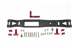 GPM GTA8014 CARBON FIBER ALUMINUM SUB UPPER CHASSIS 1/10 TAMIYA TA-08 PRO CAR - GTA8014-R