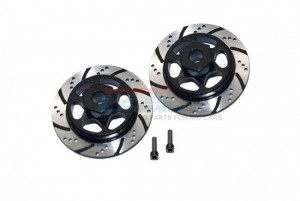 GPM RBX010 ALUMINUM HEX WITH BRAKE DISK (SILVER INLAY VERSION) AXIAL RACING 1/10 4WD RBX10 RYFT BRUSHLESS ROCK BOUNCER AXI03005 - BLACK - RBX010-BK