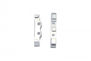 GPM LM009 ALU REAR LOWER SUSPENSION ARM MOUNT LOSI 1/18 2WD MINI-T 2.0 LOS01015 - SILVER - LM009-S