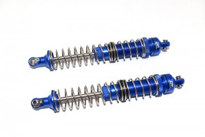 GPM RBX130F ALUMINUM FRONT SPRING DAMPERS 130mm AXIAL RACING 1/10 4WD RBX10 RYFT BRUSHLESS ROCK BOUNCER AXI03005 - BLUE - RBX130F-B