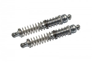 GPM RBX130F ALUMINUM FRONT SPRING DAMPERS 130mm AXIAL RACING 1/10 4WD RBX10 RYFT BRUSHLESS ROCK BOUNCER AXI03005 - GUN SILVER - RBX130F-GS