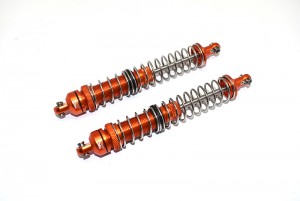 GPM RBX130F ALUMINUM FRONT SPRING DAMPERS 130mm AXIAL RACING 1/10 4WD RBX10 RYFT BRUSHLESS ROCK BOUNCER AXI03005 - ORANGE - RBX130F-OR