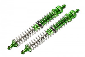 GPM RBX145R ALUMINUM REAR SPRING DAMPERS 145mm AXIAL RACING 1/10 4WD RBX10 RYFT BRUSHLESS ROCK BOUNCER AXI03005 - GREEN - RBX145R-G