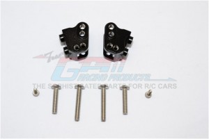 ALUMINIUM FRONT/REAR LINK MOUNTS - AXIAL SCX10 II - SCX2008-BK