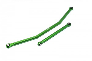 GPM RBX161 ALUMINUM FRONT STEERING TIE RODS AXIAL 1/10 4WD RBX10 RYFT BRUSHLESS ROCK BOUNCER AXI03005 - GREEN - RBX161-G
