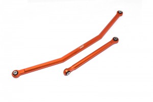 GPM RBX161 ALUMINUM FRONT STEERING TIE RODS AXIAL 1/10 4WD RBX10 RYFT BRUSHLESS ROCK BOUNCER AXI03005 - ORANGE - RBX161-OR