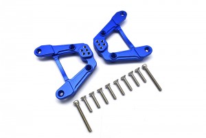 GPM SCX6030 ALUMINUM ADJUSTABLE REAR DAMPER MOUNT AXI251001 FOR 1/6 AXIAL RACING SCX6 AXI05000 - BLUE - SCX6030-B