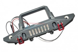GPM SCX6330F ALUMINIUM FRONT BUMPER WITH D-RINGS 1/6 AXIAL RACING SCX-6 CRAWLER AXI05000 - SCX6330F-GS